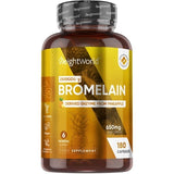 WeightWorld Bromelain High Strength 650mg 180 Vegan Capsules (British brand)