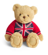 Harrods Harrods Large Union Jack Bear Soft Toy 25cm- Buy online at McGrocer