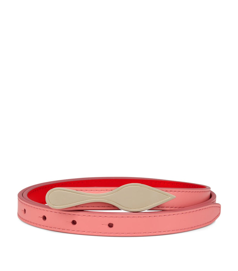 Christian Louboutin Bettina reversible belt calfskin, UK version