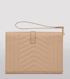 Saint Laurent quilted leather pouch (British brand)