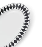 Prada chequerboard serving plate 34cm, imported from the UK