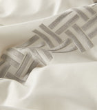 Frette Basketweave Square Pillowcase 65cm x 65cm - British product