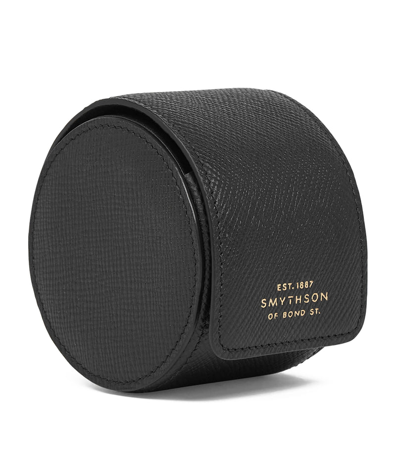 Smythson Leather Panama Single Watch Roll (British brand)