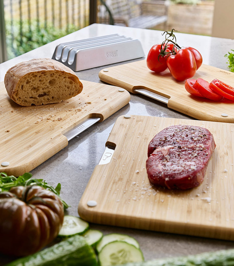 Joseph Joseph Bamboo Nest chopping boards set of 3, UK version