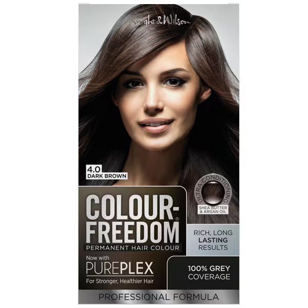 Colour Freedom Dark Brown permanent hair colour - British product