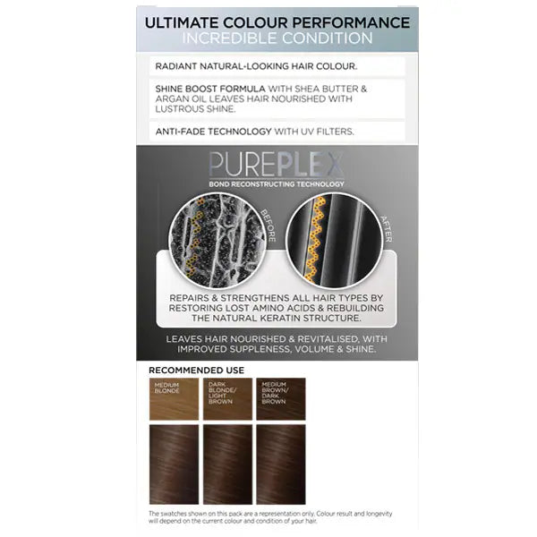 Colour Freedom Dark Brown permanent hair colour - British product