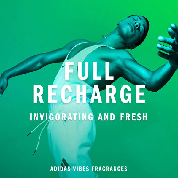 adidas Vibes Full Recharge Eau De Parfum 100ml - British product
