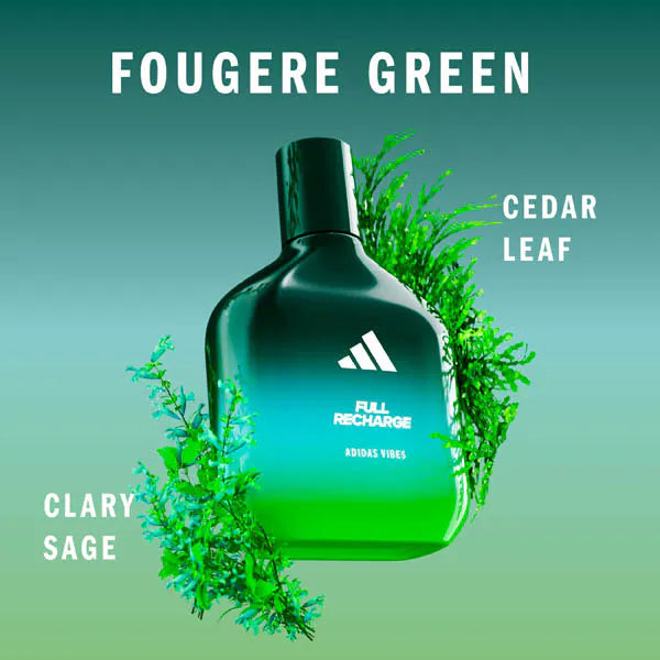 adidas Vibes Full Recharge Eau De Parfum 100ml - British product