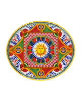 Harrods Dolce&Gabbana Casa Carretto Serving Plate 45.5cm- Buy online at McGrocer