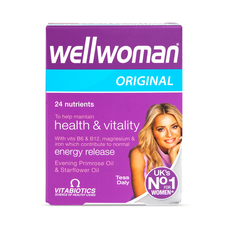 Vitabiotics Wellwoman multivitamin capsules 30 pack (British brand)
