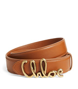 Harrods Chloé Calfskin Iconic Leather Belt - 3cm Width- Buy online at McGrocer