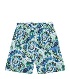 Palm Angels Kids Spiral Tie-Dye Shorts 4-12+ years, imported from the UK