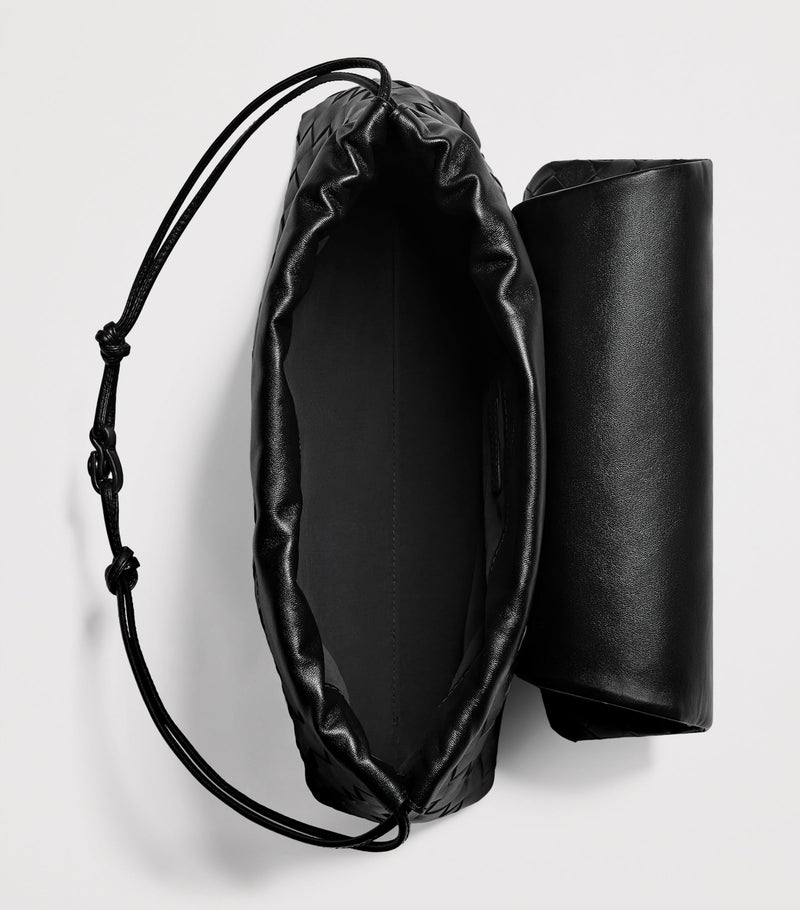 Bottega Veneta Giorno Intrecciato leather shoulder bag, UK version