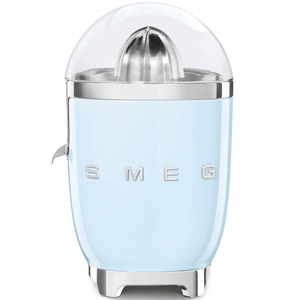 Smeg CJF11 citrus juicer in pale blue (British brand)