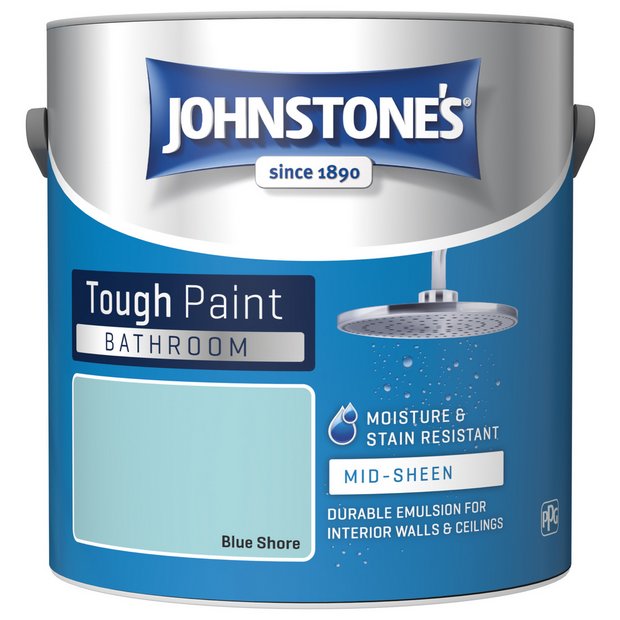 Johnstone's bathroom paint Blue Shore 2.5L, imported from the UK