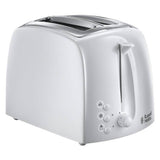 Argos Russell Hobbs Textures 2 Slice Toaster - White- Buy online at McGrocer