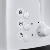 Russell Hobbs white plastic 2 slice toaster (British brand)