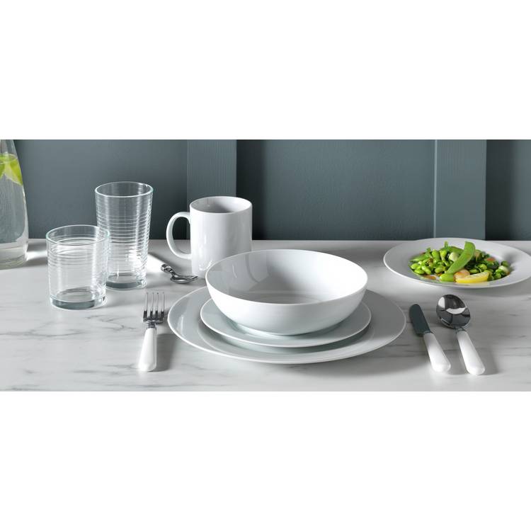 Argos Home 60 piece kitchen starter set for six - British product