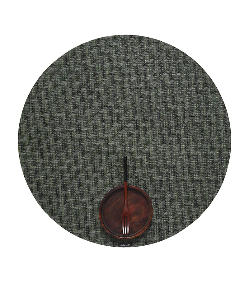Chilewich TerraStrand Foxtail round placemat 38cm - British product
