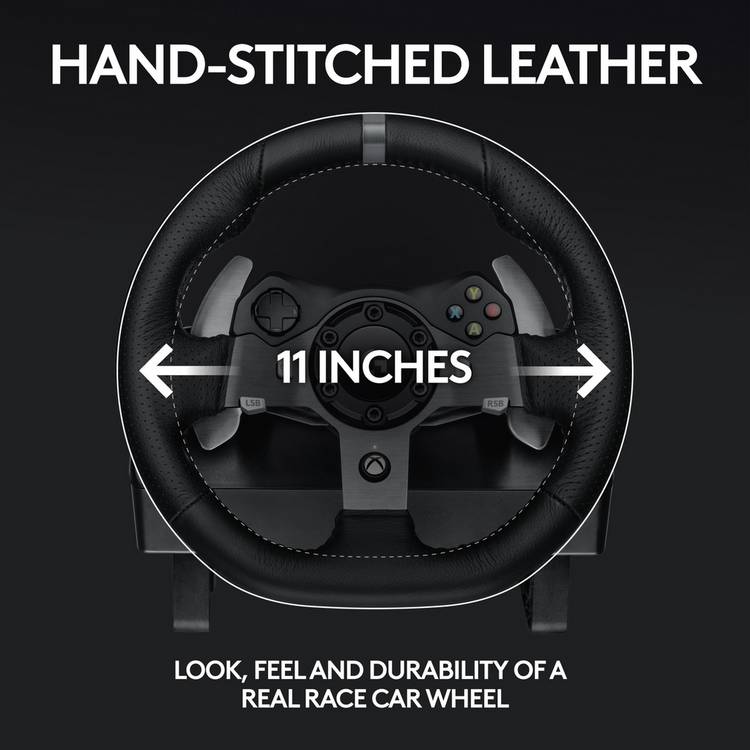Logitech G920 driving force wheel Xbox One PC (British brand)