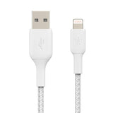 Belkin cable braided USB-A to Lightning 3m - British product