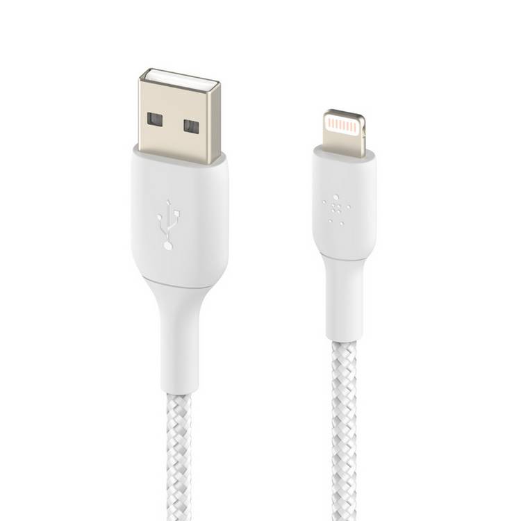Belkin cable braided USB-A to Lightning 3m - British product