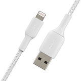 Belkin cable braided USB-A to Lightning 3m - British product