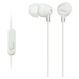Sony white in-ear wired headphones with microphone - British product