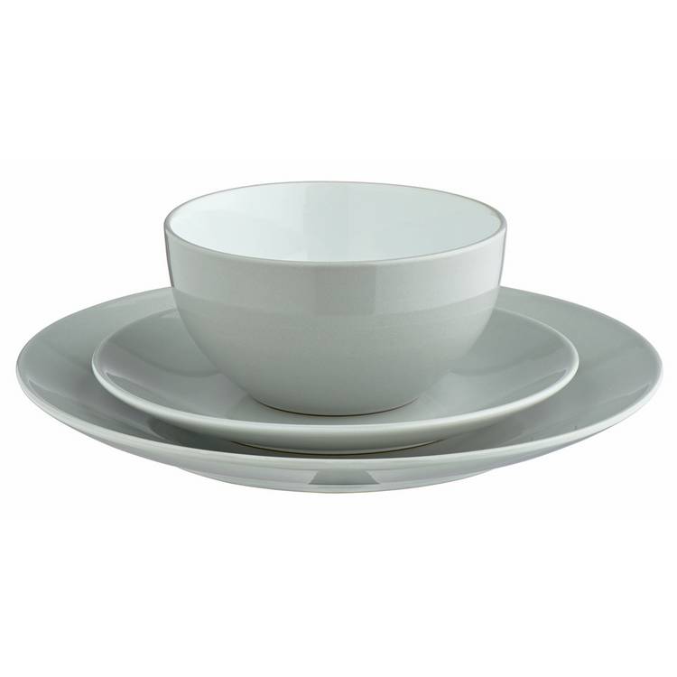 Argos Home stoneware dinner set grey, imported from the UK