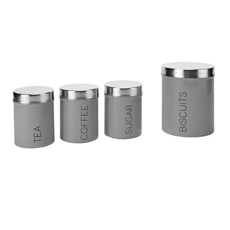 Argos Home 5 piece kitchen storage set flint grey - British product
