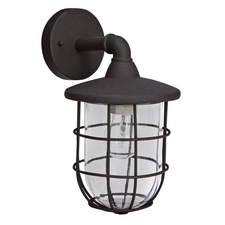 Argos Home Indira grey outdoor cage wall lantern, UK version
