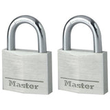 Master Lock aluminium padlock twin pack (British brand)