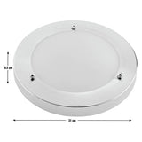 Argos Home chrome flush ceiling light, UK version