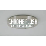 Argos Home chrome flush ceiling light, UK version