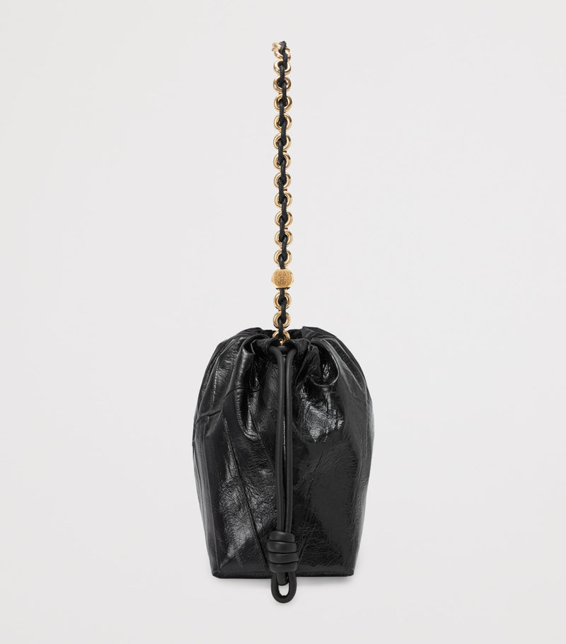 LOEWE medium eel leather Flamenco clutch bag, UK version
