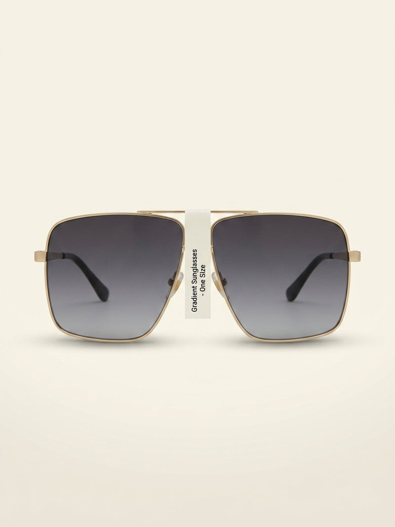 Gucci aviator sunglasses Gold/Grey Gradient (British brand)
