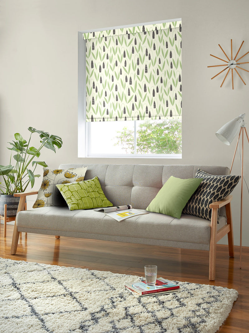 MissPrint Snow Drops made to measure roller blind - British product