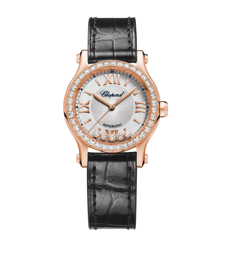 Chopard Happy Sport rose gold watch 30mm (British brand)