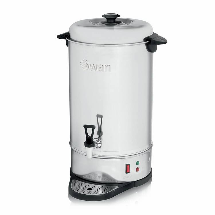 Swan 20L stainless steel urn, UK version