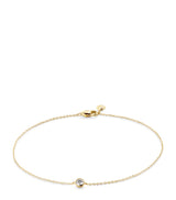 Harrods Monica Vinader Gold Vermeil Solitaire Chain Bracelet- Buy online at McGrocer