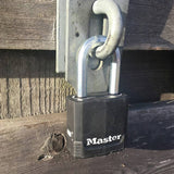 Master Lock weatherproof laminated steel padlock, UK version