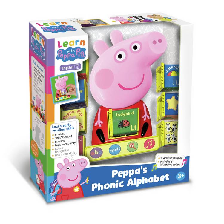 Peppa Pig Phonic Alphabet interactive learning toy - British product