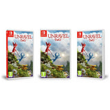 Unravel Two Nintendo Switch game card, imported from the UK