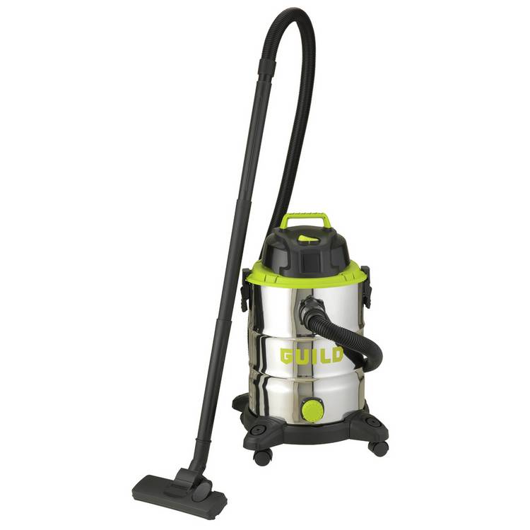 Guild 30L steel drum wet dry vacuum cleaner - British product