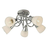 Argos Home Curico 5 light ceiling light chrome glass - British product