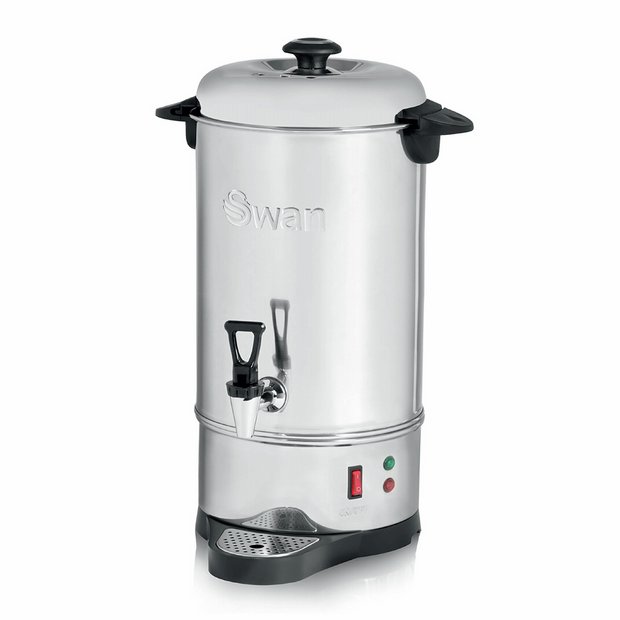 Swan hot water urn stainless steel 10L, imported from the UK