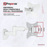 ProperAV PB150 tilt and swivel TV wall bracket - British product