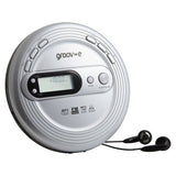 Groov-e retro personal CD player silver - British product