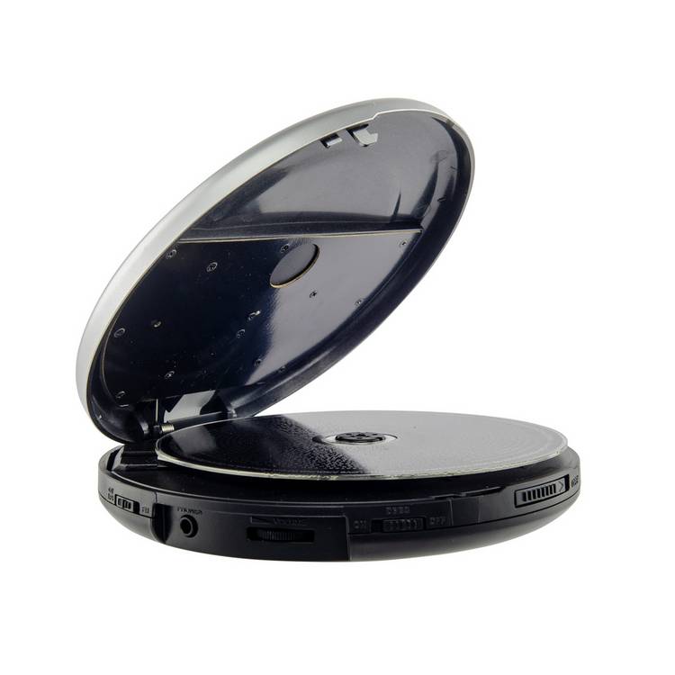 Groov-e retro personal CD player silver - British product