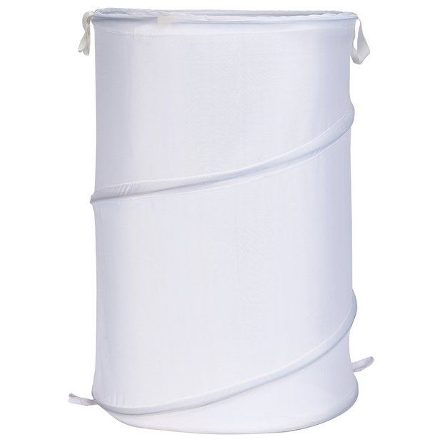 Home Essentials laundry bin white 53L, UK version